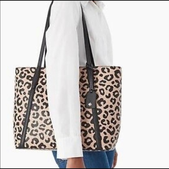 Kate Spade Darcy Leopard Large Tote - Picture 8 of 8